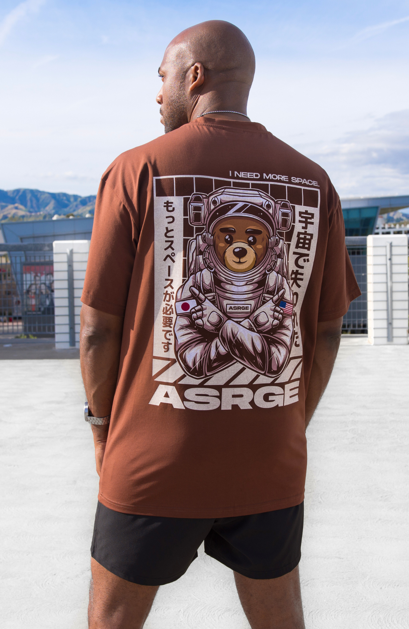 Space Darebear // Oversized Brown (Unisex)