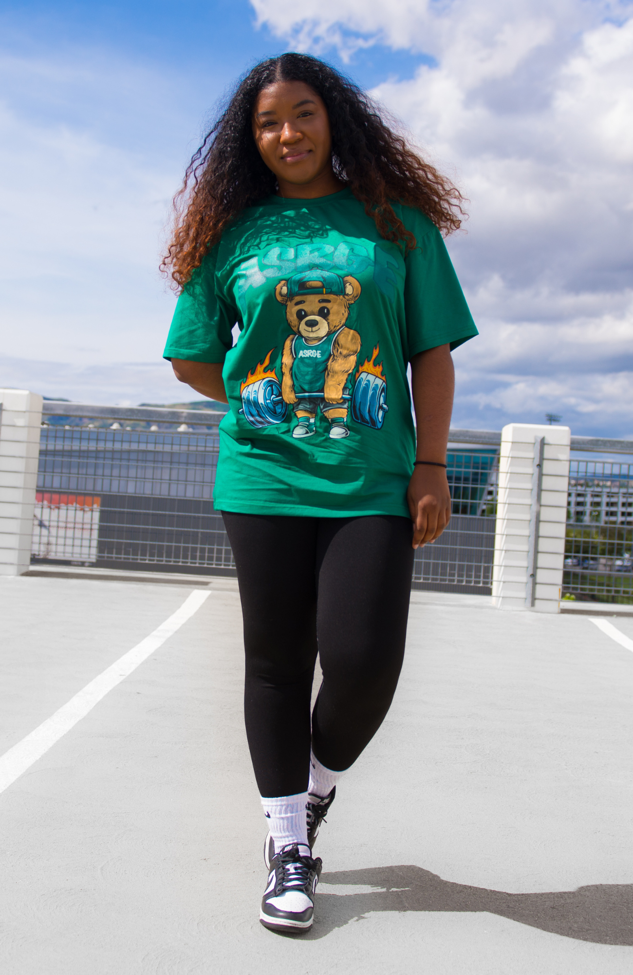 Fiery Deadlift  // Green (Unisex)
