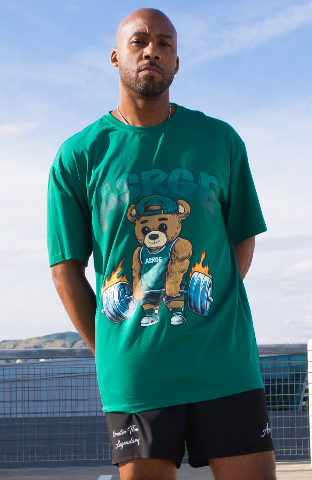 Fiery Deadlift  // Green (Unisex)