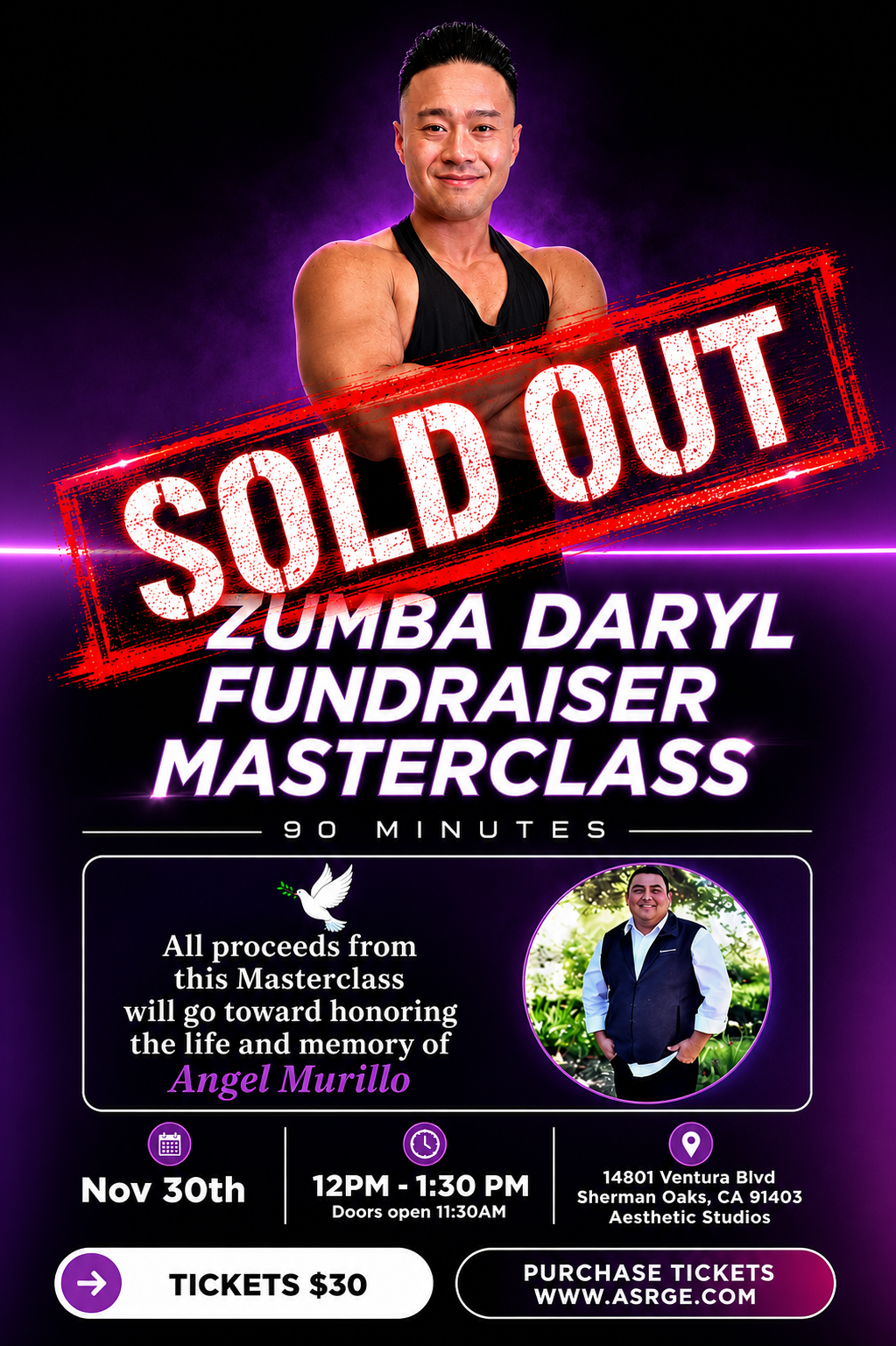 Zumba Tickets - 90 Minute Fundraiser Event (Purchase Here)