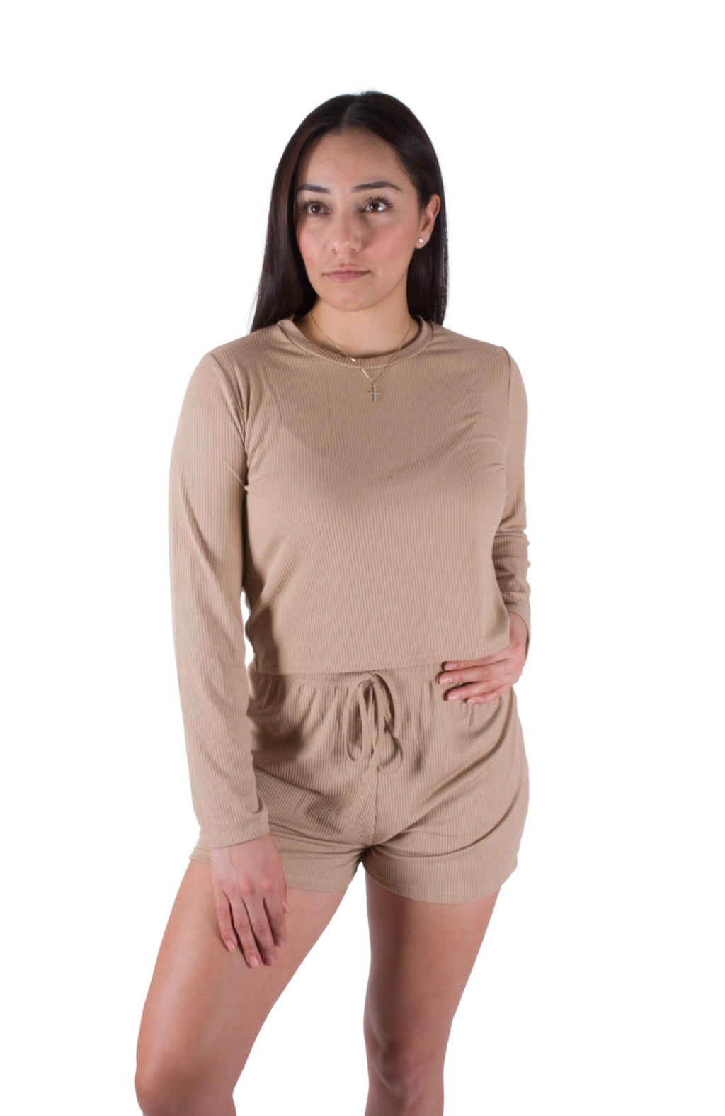 Stay Breezy Set - Latte